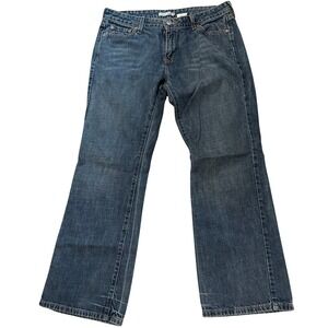 Levis 524 Low Boot Cut Jeans Medium Wash Womens 14M Classic Denim Made In Mexico